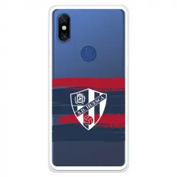 Funda Para Xiaomi Mi Mix 3 Del Huesca Rayas Transparente - Licencia Oficial Sd Huesca