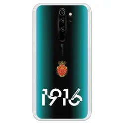Funda Para Xiaomi Redmi Note 8 Pro Del Mallorca Rcd Mallorca 1916 Transparente - Licencia Oficial Rcd Mallorca