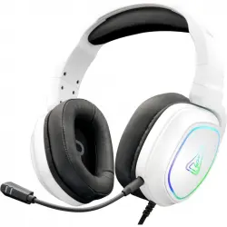 G-Lab Korp Radium Auriculares Gaming RGB Multiplataforma Blancos