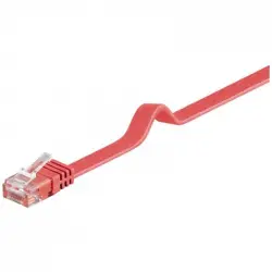 Goobay Cable de Red RJ45 UTP Cat.6 50cm Rojo
