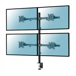 Kimex Soporte de Mesa 4 Brazos para Monitor 17''-32'' VESA 100x100 Máx. 8Kg