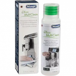 Limpiador líquido para cafeteras - De'Longhi DLSC550 Eco MultiClean, 0.25 l, Blanco