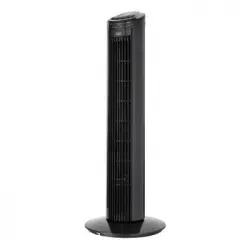 Ventilador De Torre 74 Cm Negro Mando A Distancia