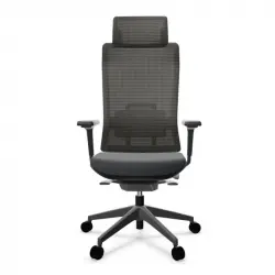 Actiu TNK Flex Carbon Black Silla de Oficina Negra