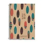 Agenda escolar 2023/2024 Miquelrius Activa semana vista Eco Surf Beige catalán