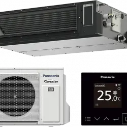 Aire acondicionado por conductos - Panasonic KIT-60PF3Z5-6, 4904 fg/h, Nanoex, Inverter, Blanco