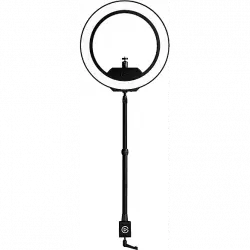 Aro de luz + soporte - Elgato Ring Light Master Mount S, WiFi, 2500 lúmenes, 2900 a 7000 K, Negro