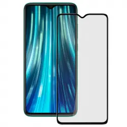 Avizar Protector Cristal Templado Negro para Xiaomi Redmi Note 8 Pro