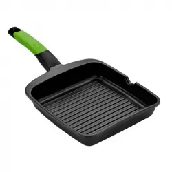 BRA Prior Sartén Grill Asador de Aluminio Fundido 22cm
