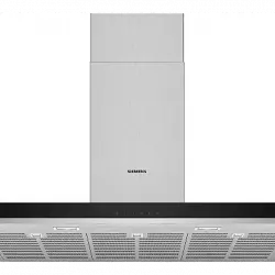 Campana - Siemens LC97BHM50, Decorativa, 90 cm, 4 velocidades, 250 W, 710 m³/h, 65 dB, Inox