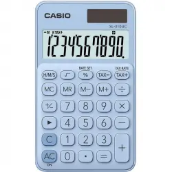 Casio SL-310UC My Style Calculadora Azul Claro