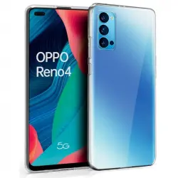Cool Funda Silicona Transparente para Oppo Reno 4