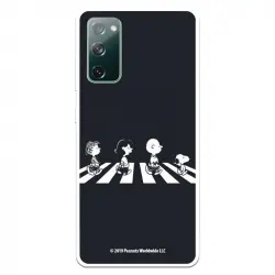 Funda Oficial de Snoopy Peanuts Personajes Beatles para Samsung Galaxy S20 FE