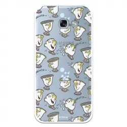 Funda Oficial Disney Chip Potts Siluetas Transparente Para Samsung Galaxy A5 2017