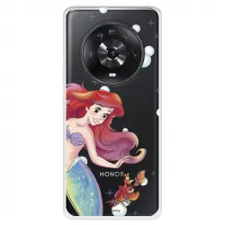 Funda Para Huawei Honor Magic4 Lite Oficial De Disney Ariel Y Sebastián Burbujas - La Sirenita