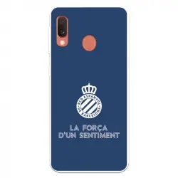 Funda Para Samsung Galaxy A20e Del Rcd Espanyol Escudo Fondo Azul Escudo Fondo Azul - Licencia Oficial Rcd Espanyol