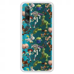 Funda Para Xiaomi Mi Note 10 Oficial De Disney Muñecos Toy Story Siluetas - Toy Story