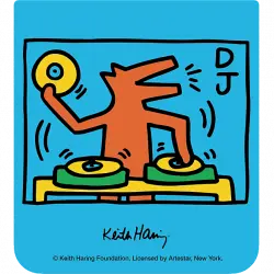 Funda - Samsung Keith Haring Flipsuit Card People, Para Galaxy Z Flip5, Azul