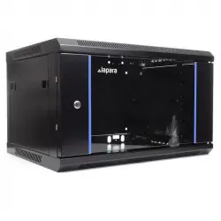 Lapara Armario Rack Mural 6U 600x450mm Negro