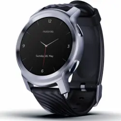 Motorola Moto Smartwatch 100 - Reloj Inteligente De 42 Mm, Hasta 14 Días De Batería, Frecuencia Cardiaca, Spo2, Ios Y Android - Plata Glaciar