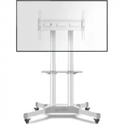 Onkron TS1351-WHT Soporte con Ruedas para TV 32"-65" VESA 600x400 Máx 45Kg