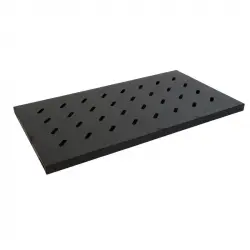 Powergreen Bandeja Fija 1U para Armario Rack Mural de 19" con Fondo de 45cm