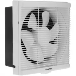 Primematik - Ventilador De Escape, Extractor De Aire 285x285 Mm Con Sistema Antirretorno Para Baño Lavabo Cocina Trastero Garaje Kh36300
