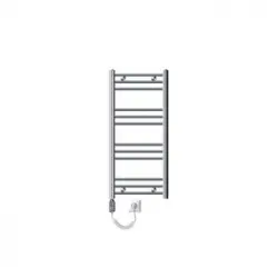 Radiador De Baño Eléctrico Con Resistencia 300w 400x800 Mm Cromado