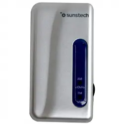 Sunstech RPC5 Radio Analógica Portátil Plata