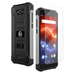 Teléfono Hammer Energy 2 Eco Negro Con Protector Pantalla Cristal Templado