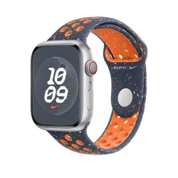 Apple - Correa Nike Sport En Color Azul Llama Para Watch De 45mm - Talla M/L