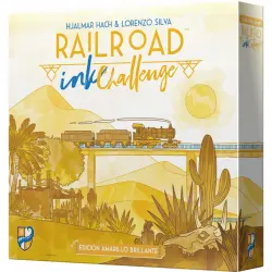 Asmodee Railroad Ink: Edición Amarillo Brillante Juego de Mesa