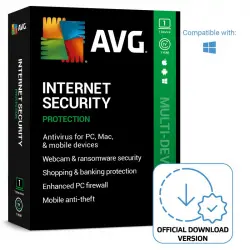 AVG Internet Security 10 Dispositivos 1 Año Descarga Digital