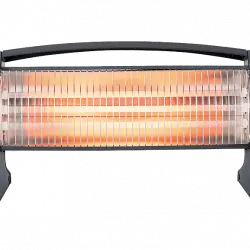 Calefactor - Jata JCES2201, Barras cuarzo, 1200 W, 3 temperaturas, Silencioso, Gris
