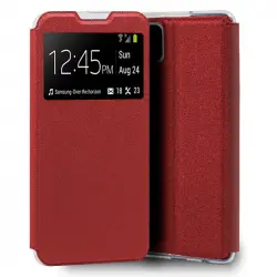 Cool Funda Flip Cover Liso Rojo Samsung Galaxy A12