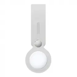 Cool Loop Llavero Silicona Blanco Compatible con AirTag