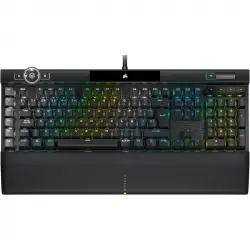 Corsair K100 RGB Teclado Mecánico Gaming Switch Óptico OPX Negro
