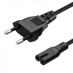 Cradia Cable Alimentación Notebook 2Pin IEC 320-C7 2m Negro