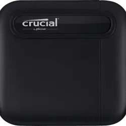Disco duro externo 1 TB - ‎Crucial CT1000X6SSD9, SSD, USB-A 3.2 Gen 2, Escritura 540 MB/s, ‎Negro