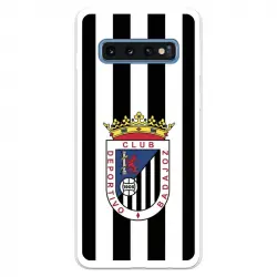 Funda Para Samsung Galaxy S10 Plus Del Badajoz Escudo Blanquinegro - Licencia Oficial Club Deportivo Badajoz