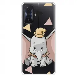Funda Para Xiaomi Poco F4 Gt Oficial De Disney Dumbo Silueta Transparente - Dumbo