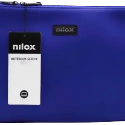 Funda portátil - Nilox NXF1403, Para de 14.1", Universal, Neopreno, Azul