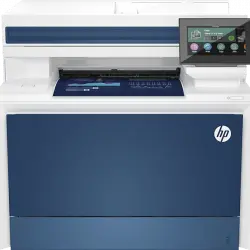Impresora multifunción - HP Laserjet Pro 4302fdn, Láser a color, Impresión doble cara, 33 ppm, Azul, Blanco
