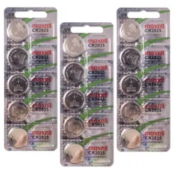 Maxell CR2025 Pilas Litio 3V 15 Unidades