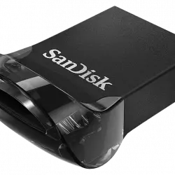 Memoria USB 128 GB - SanDisk Ultra Fit, 3.1, Hasta 130 MB/s, SecureAccess®, Compatible 2.0, Negro