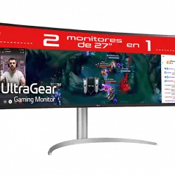 Monitor gaming - LG 49WQ95C-W, 49", QHD, 5 ms, 144 Hz, HDMI x2, DisplayPort x1, Blanco