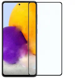 OcioDual Protector de Pantalla Cristal Templado Vidrio Borde Negro 9H 9D para Samsung Galaxy A72