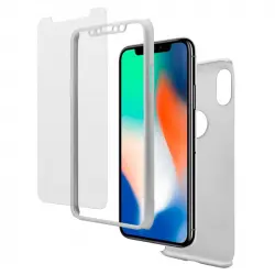Unotec Pack Full Protect Gris para iPhone X/XS