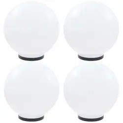 VidaXL Pack 4 Lámparas LED Esféricas E27 40cm