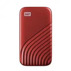 Western Digital - Disco Duro Externo SSD My Passport 500GB USB 3.1 Rojo